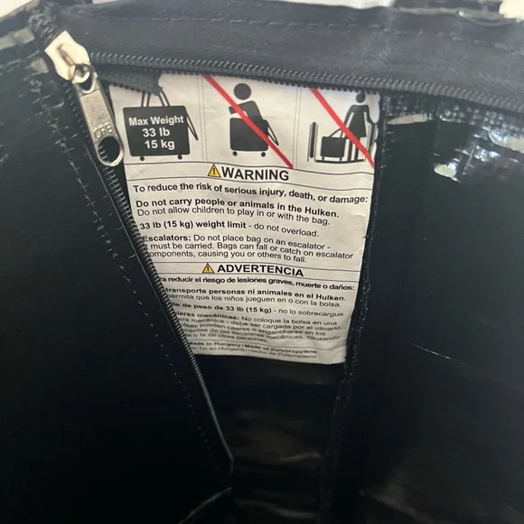 HULKEN small - rolling tote.  USED ONCE - Picture 4 of 6